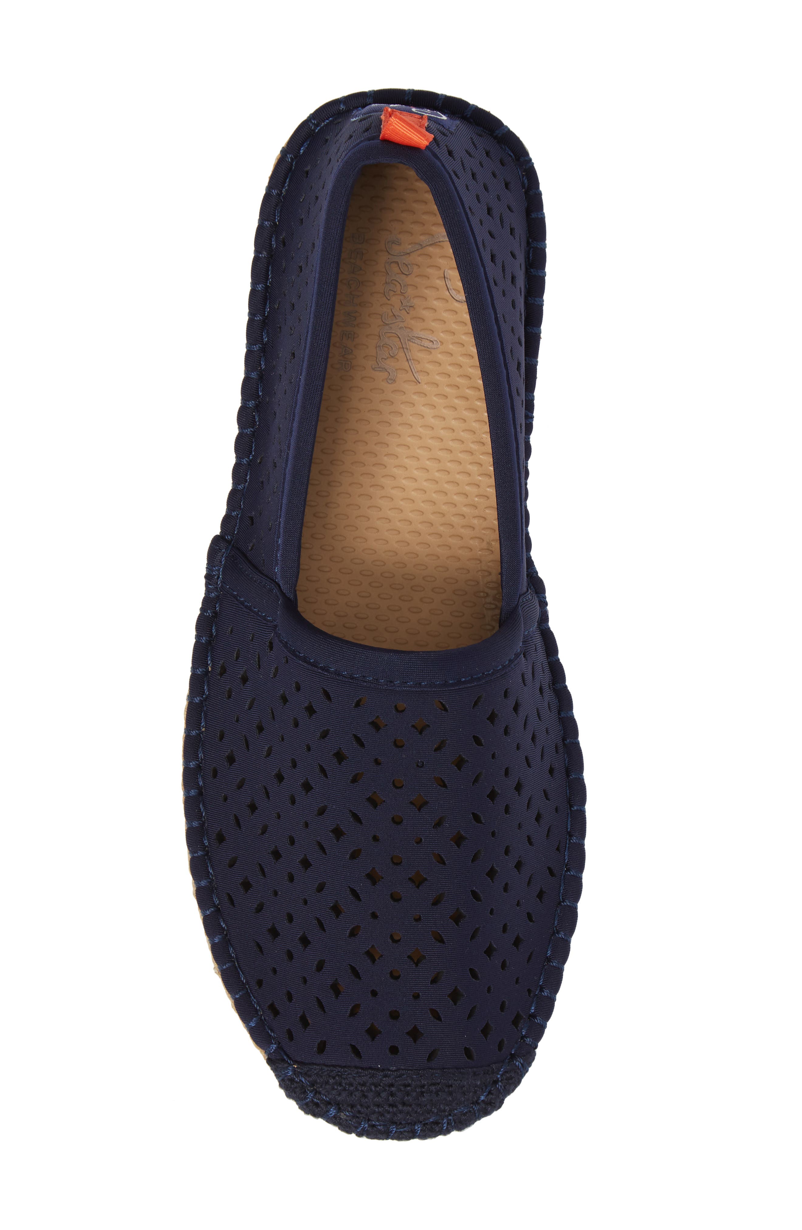 Sea Star Beachcomber Espadrille Water Shoe, Alternate, color, DARK NAVY EYELET