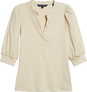 Veronica Beard Coralee Front Button Blouse