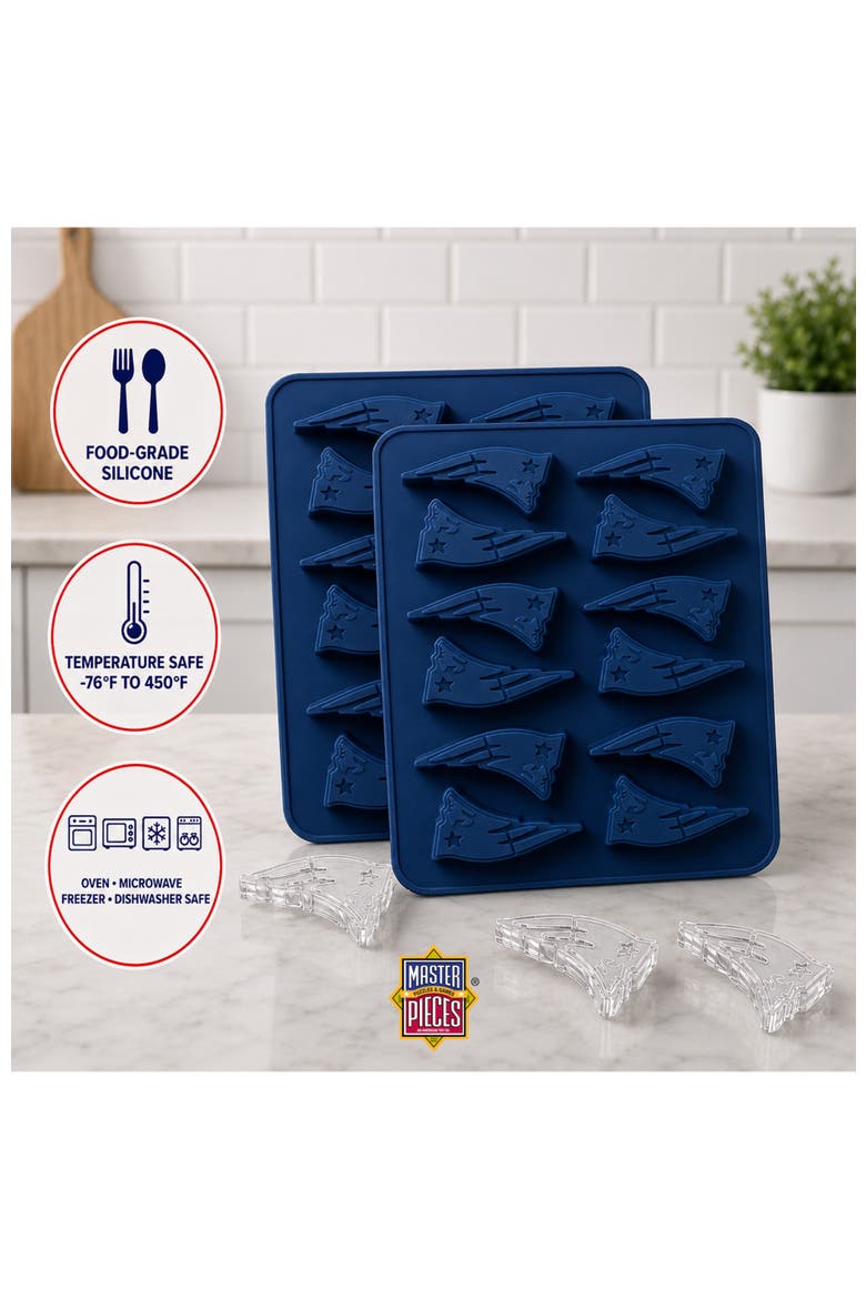 New England Patriots Ice Cube Tray, Alternate, color, Blue