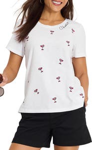 Tommy Bahama Hula Days Lux Embroidered T-Shirt