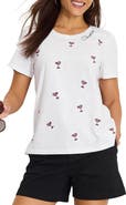 Tommy Bahama Hula Days Lux Embroidered T-Shirt