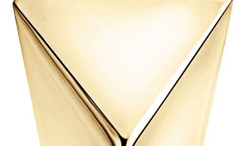 Maria Tash Faceted Long Spike Charm In Yellow Gold