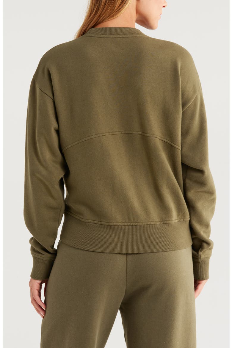 Cloud Fleece Sweatshirt, Alternate, color, OLIVE NIGHT