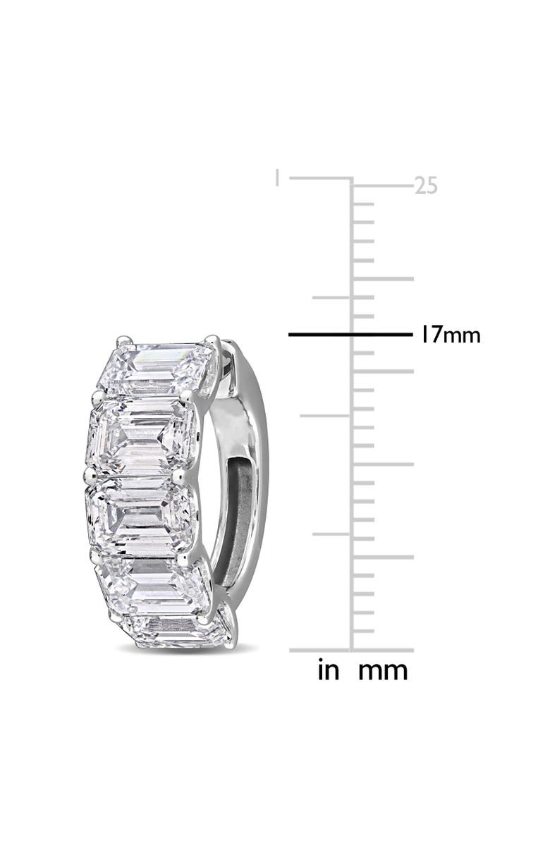 Julianna B. 7 1/2ct. t.w. Lab-Grown Diamond Hoop Earrings 14k, Alternate, color, White Gold