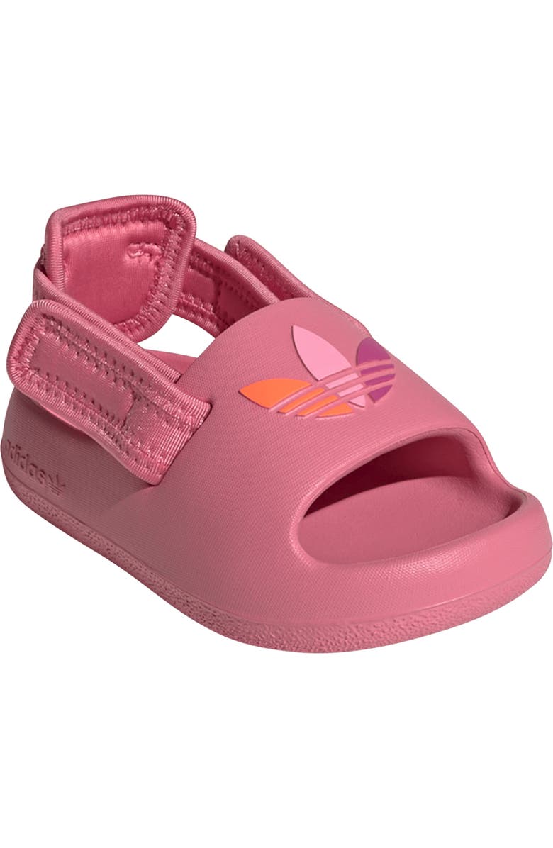 adidas Kids' Adifom Adilette Sandal, Main, color, Rose Tone/Semi Lucid Fuchsia/Bliss Pink