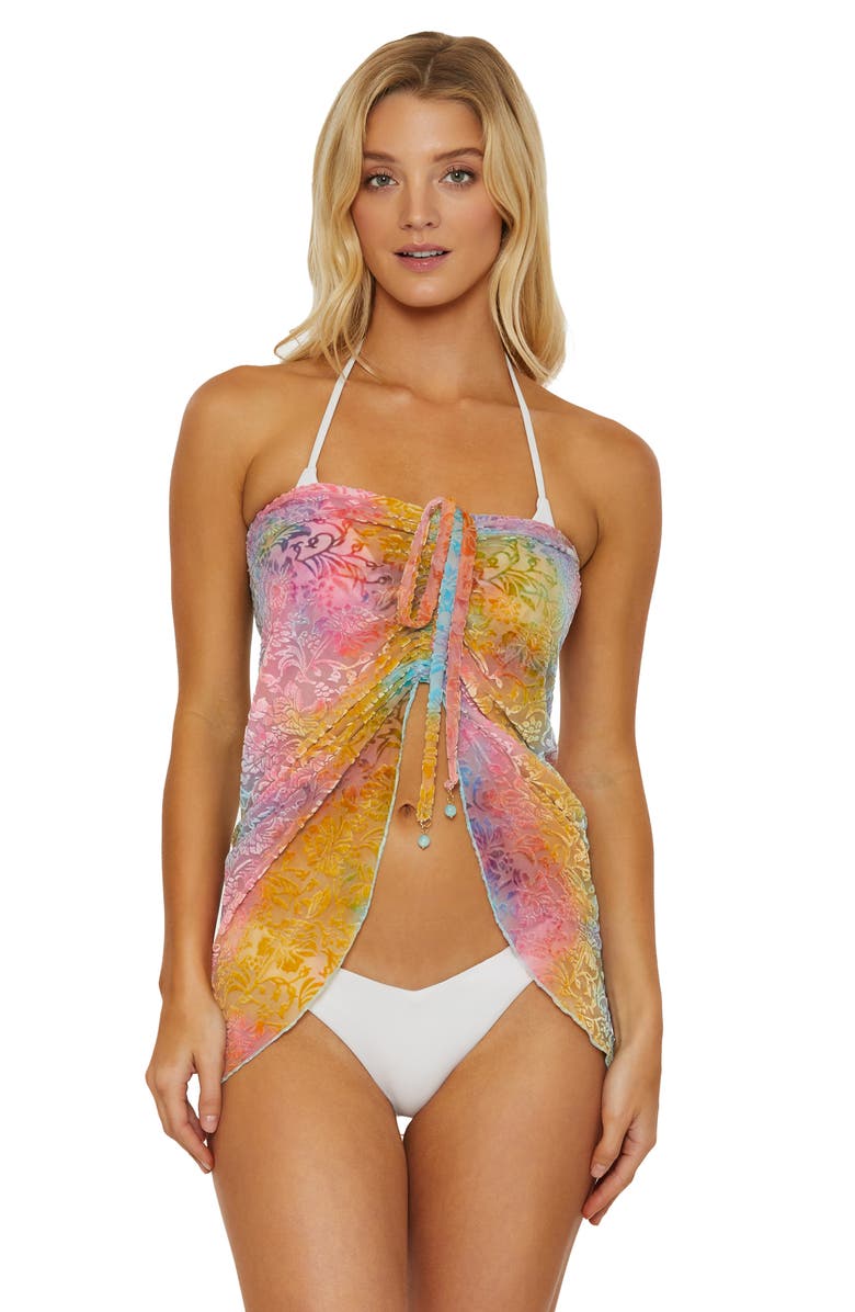 Isabella Rose Tropea Convertible Cover-Up Skirt, Alternate, color,