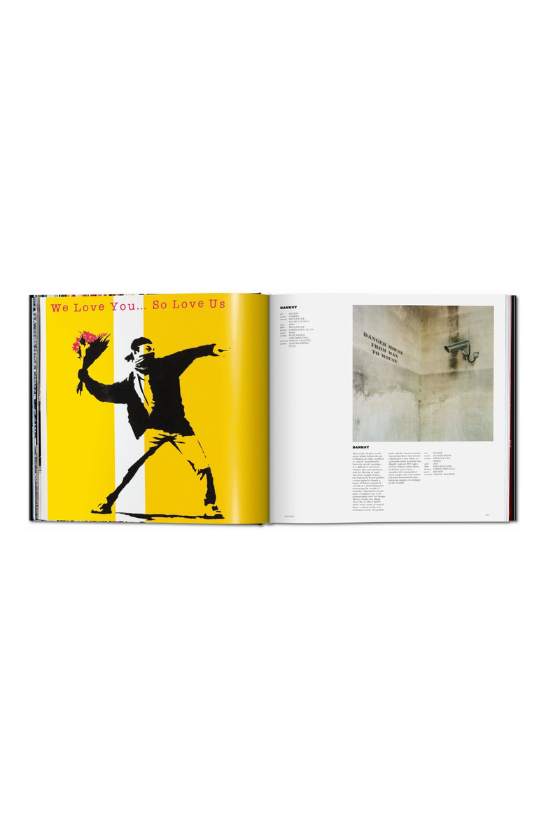 Art Record Covers Book, Alternate, color, Black