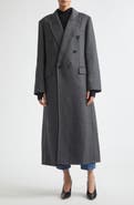 Victoria Beckham Double Face Wool & Cashmere Overcoat