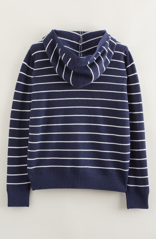 Nordstrom Kids' Hooded Henley Sweater In Blue