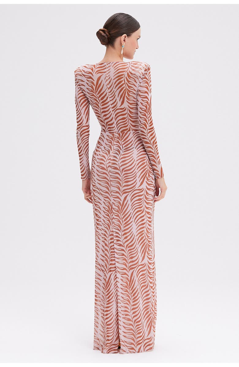 PatBO Botanic Retro Tulle Maxi Dress, Alternate, color, Light Pink