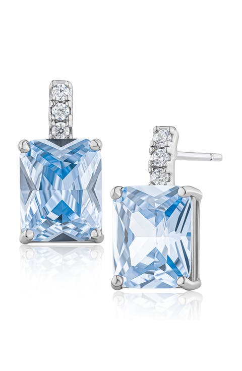 Cubic Zirconia Drop Earrings