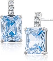 CZ by Kenneth Jay Lane Cubic Zirconia Drop Earrings