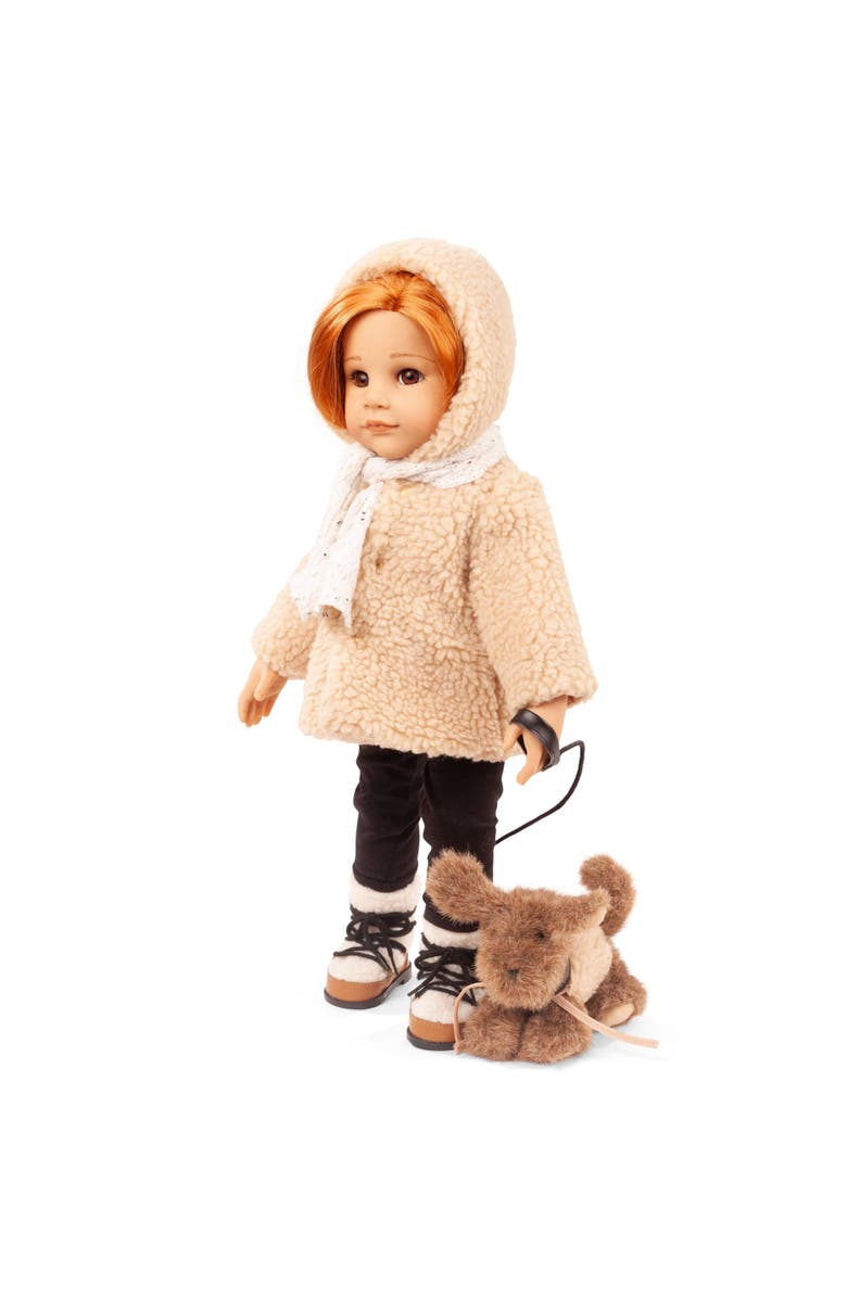 Gotz 19.5" Hannah Loves Her Puppy Dog Standing Doll, Alternate, color, Multicolored