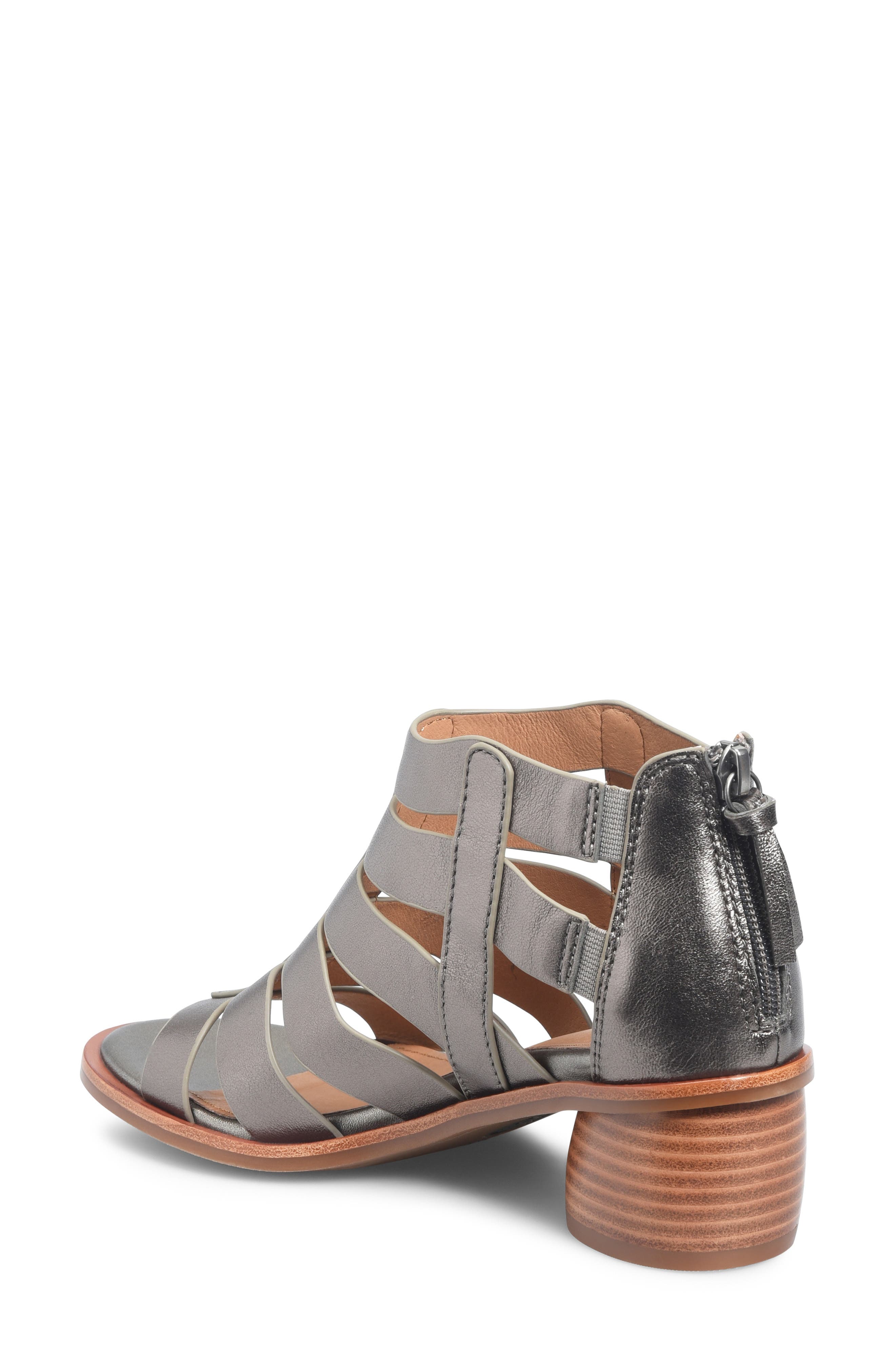 Söfft Carmen Strappy Sandal, Alternate, color, Dark Pewter
