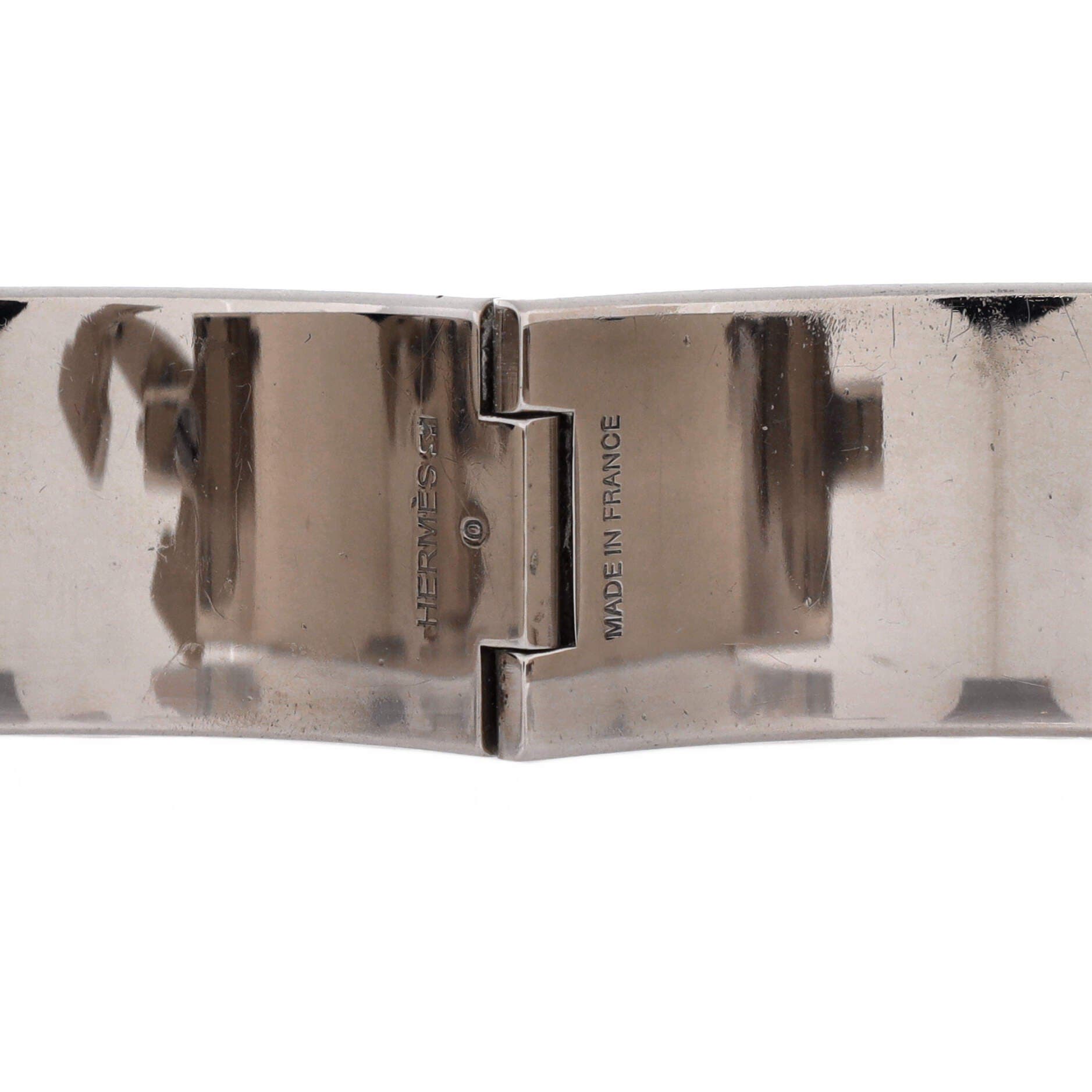 Clic H Bracelet Enamel Wide, Alternate, color, Orange