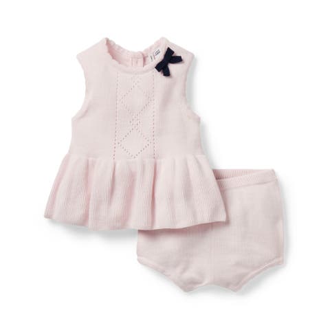 Pointelle Matching Set