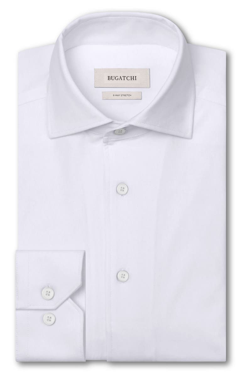 Bugatchi Devon OoohCotton<sup>®</sup> Button-Up Shirt, Alternate, color, White