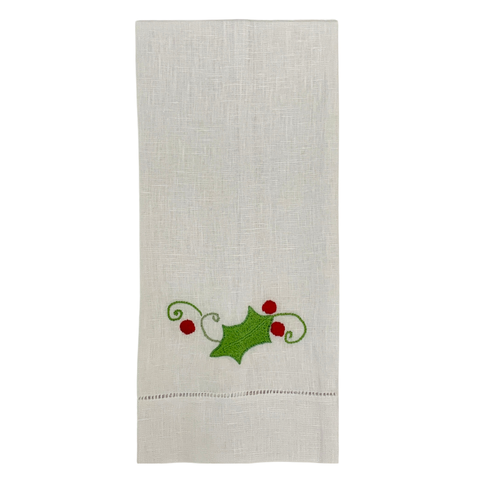 Holly Leaf Tea Towels