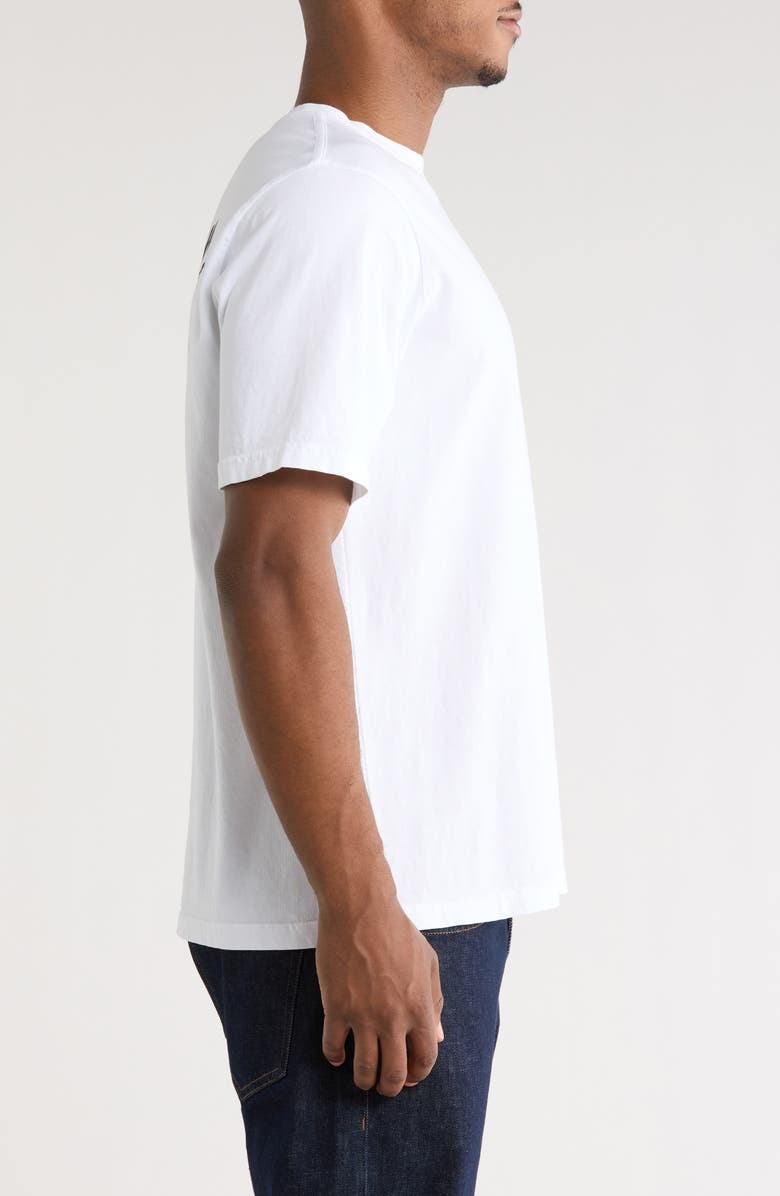 Malbon Golf Bermuda Maxwell Crest Cotton Graphic T-Shirt, Alternate, color, White