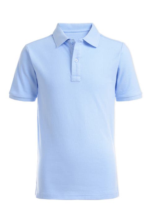 Kids' Solid Cotton Piqué Knit Polo (Little Kid)