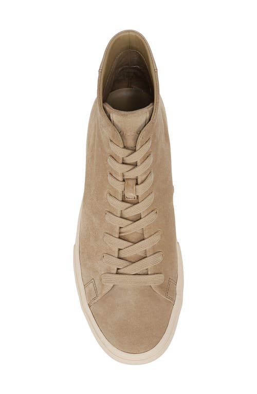 Vince Fulton High Top Sneaker In Sand Trail
