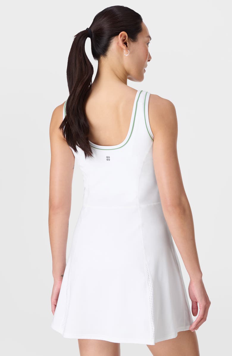 Sweaty Betty Power Flare Minidress, Alternate, color, White