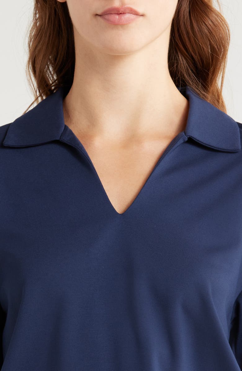 TravisMathew Spa Day Ponte Polo, Alternate, color, Navy Blazer