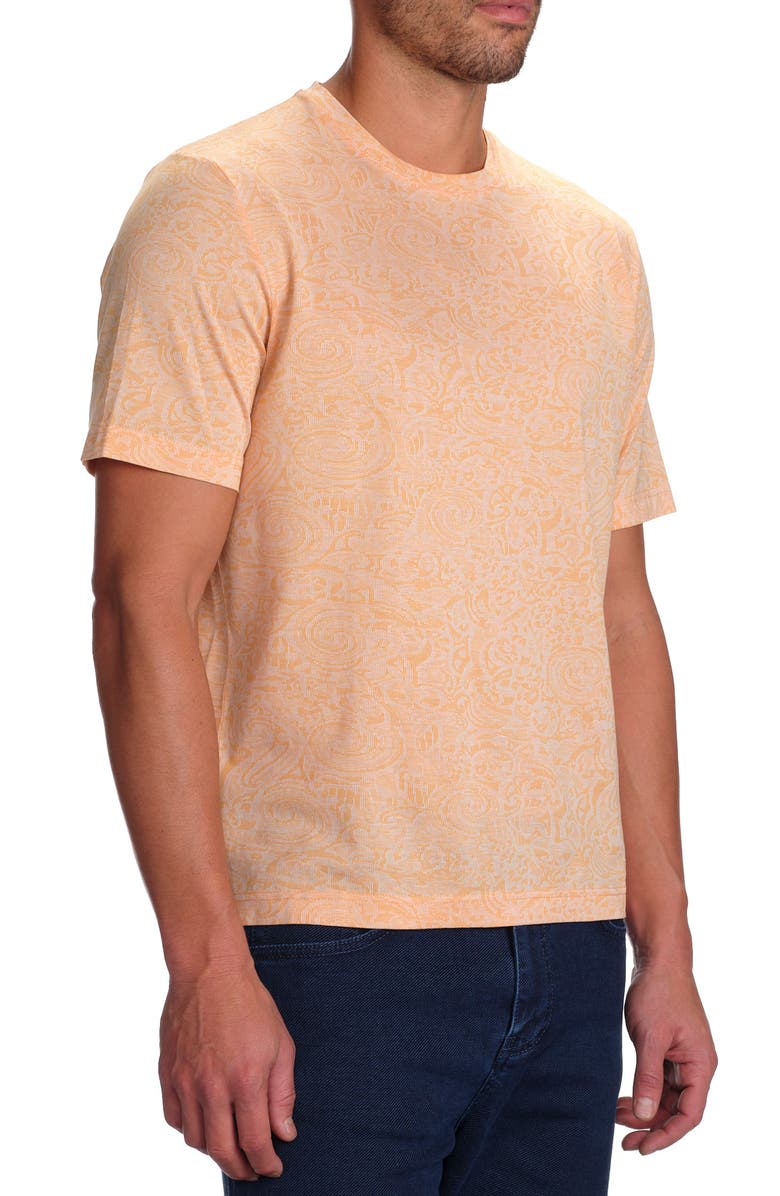 STUDIO GARNET LOS ANGELES Cotton Jacquard T-Shirt, Alternate, color, 