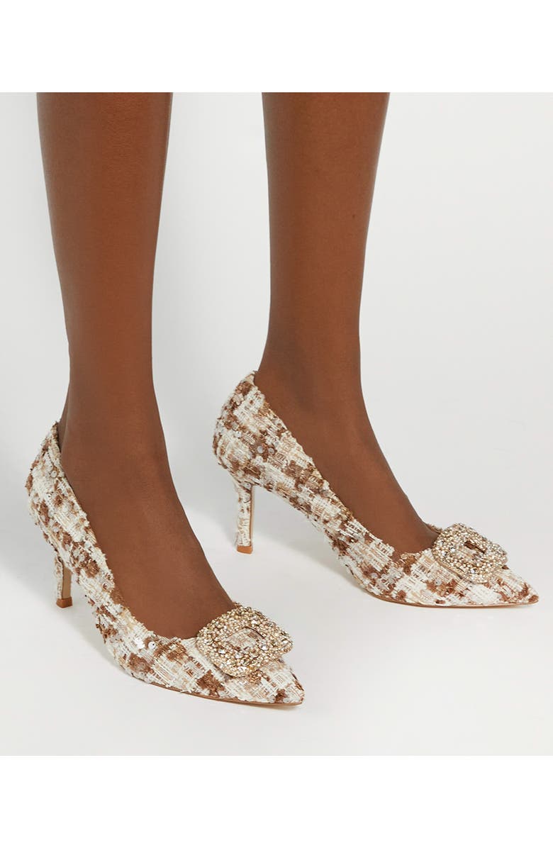 Dune London Aquamarine Pointed Toe Pump, Alternate, color,