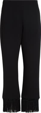 POSSE Bianca Fringe Trim Crop Pants