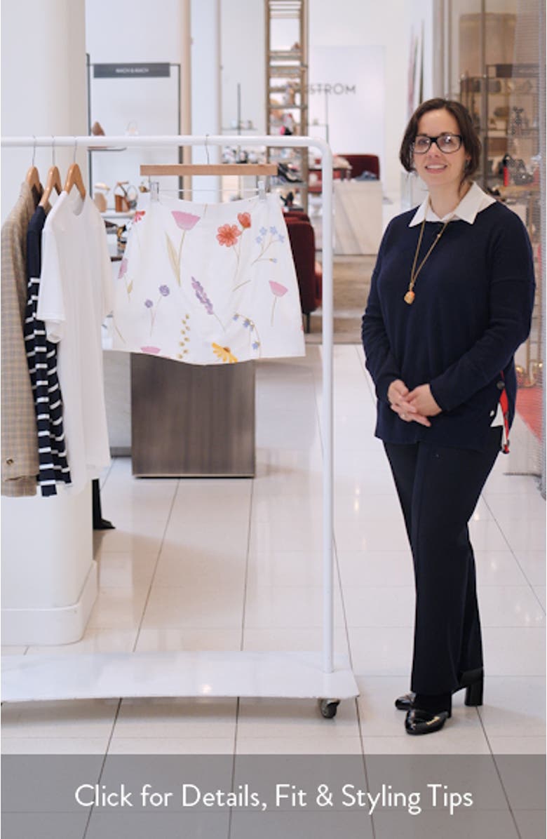 Fletch Floral Miniskirt, sales video thumbnail