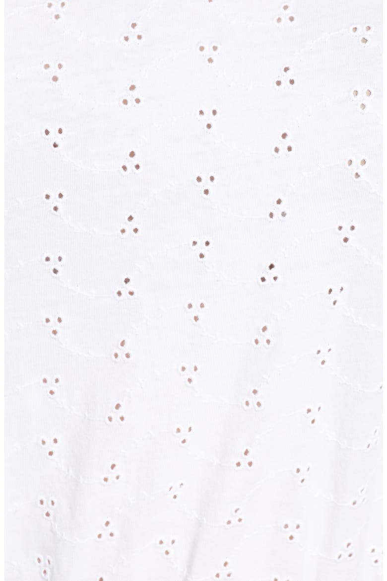 Eyelet Tank Top, Alternate, color, WHITE