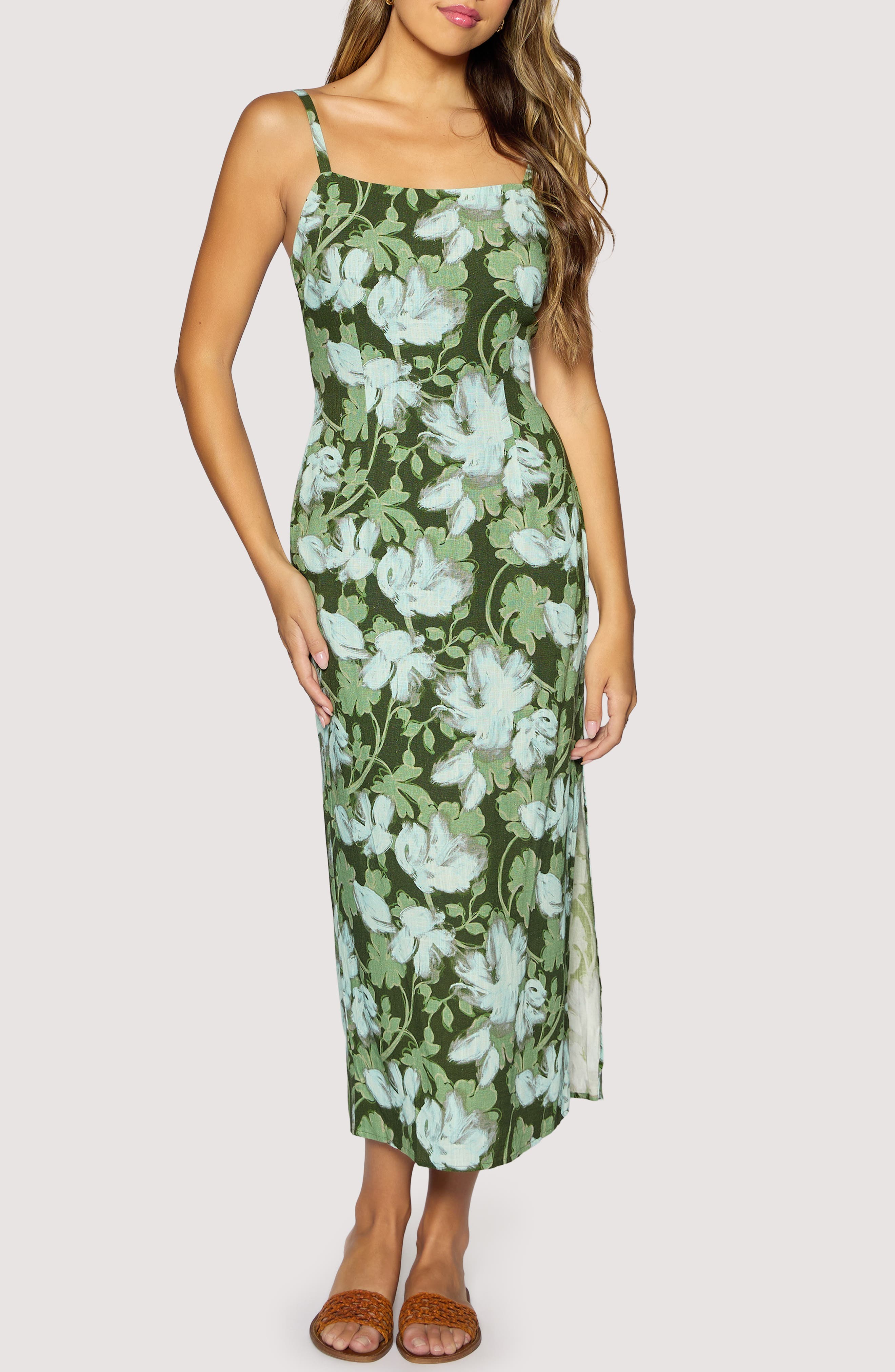 Petal Grove Back Cutout Dress