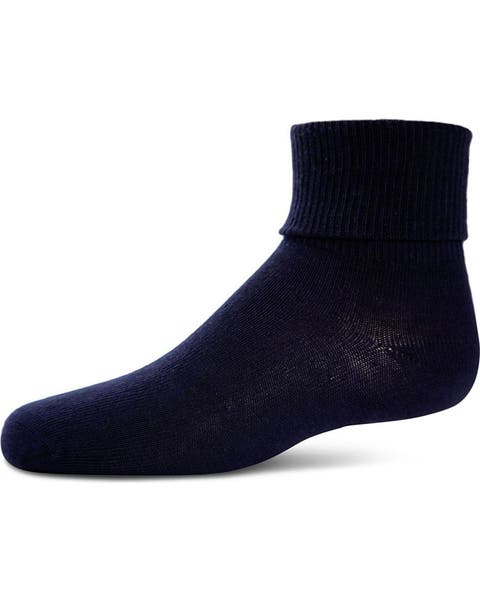 Ribbed Triple-Roll-Cuff Ankle Sock (Toddler, Little Kid & Big Kid)