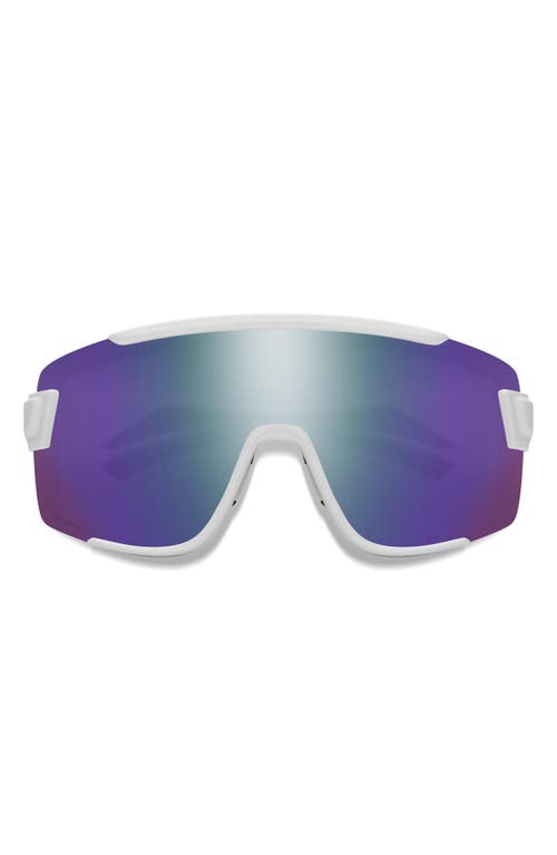 Smith Wildcat 135mm Chromapop™ Shield Sunglasses In White