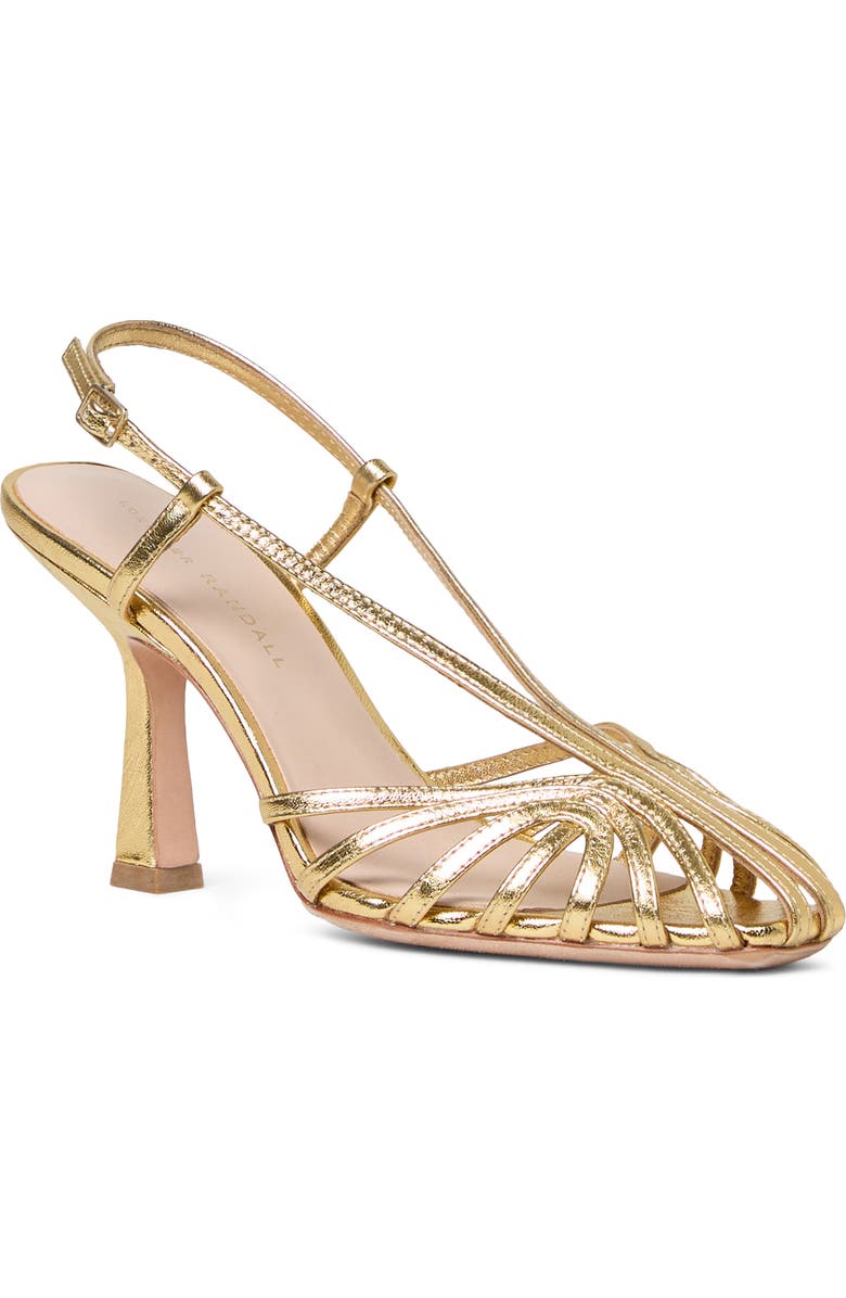 Loeffler Randall Alexandra Slingback Sandal, Main, color, Gold