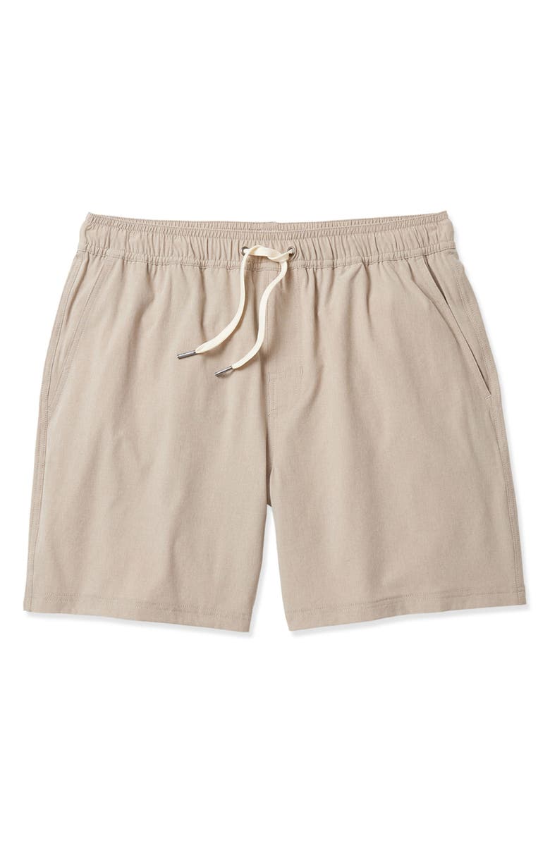 Fair Harbor One Water Repellent Hybrid Shorts, Alternate, color, Khaki (275)