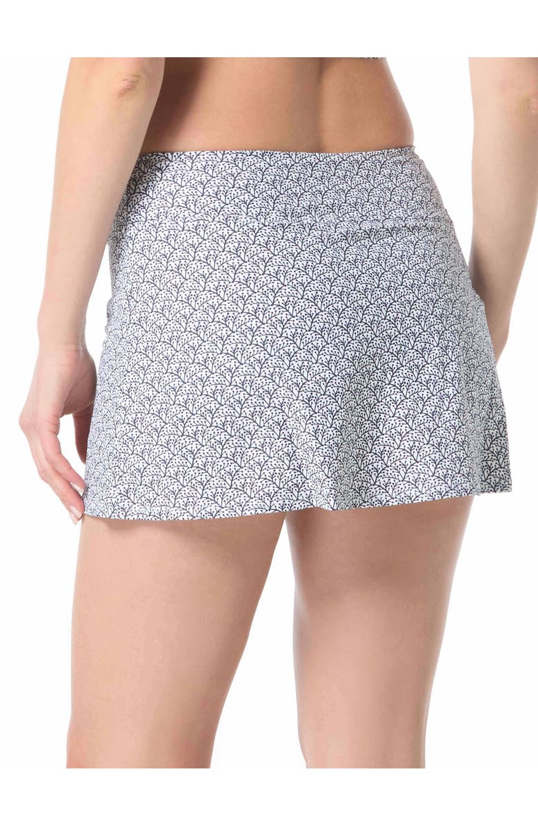 BEACH HOUSE Samoan Floral Emmal Swim Skort, Alternate, color, White