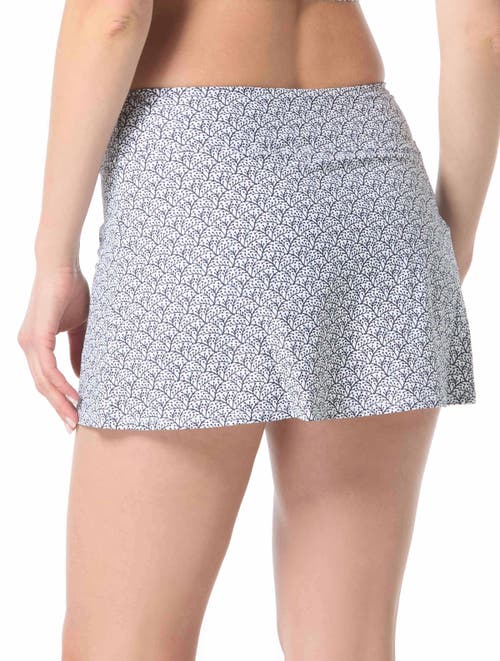 Beach House Samoan Floral Emmal Swim Skort In Blue