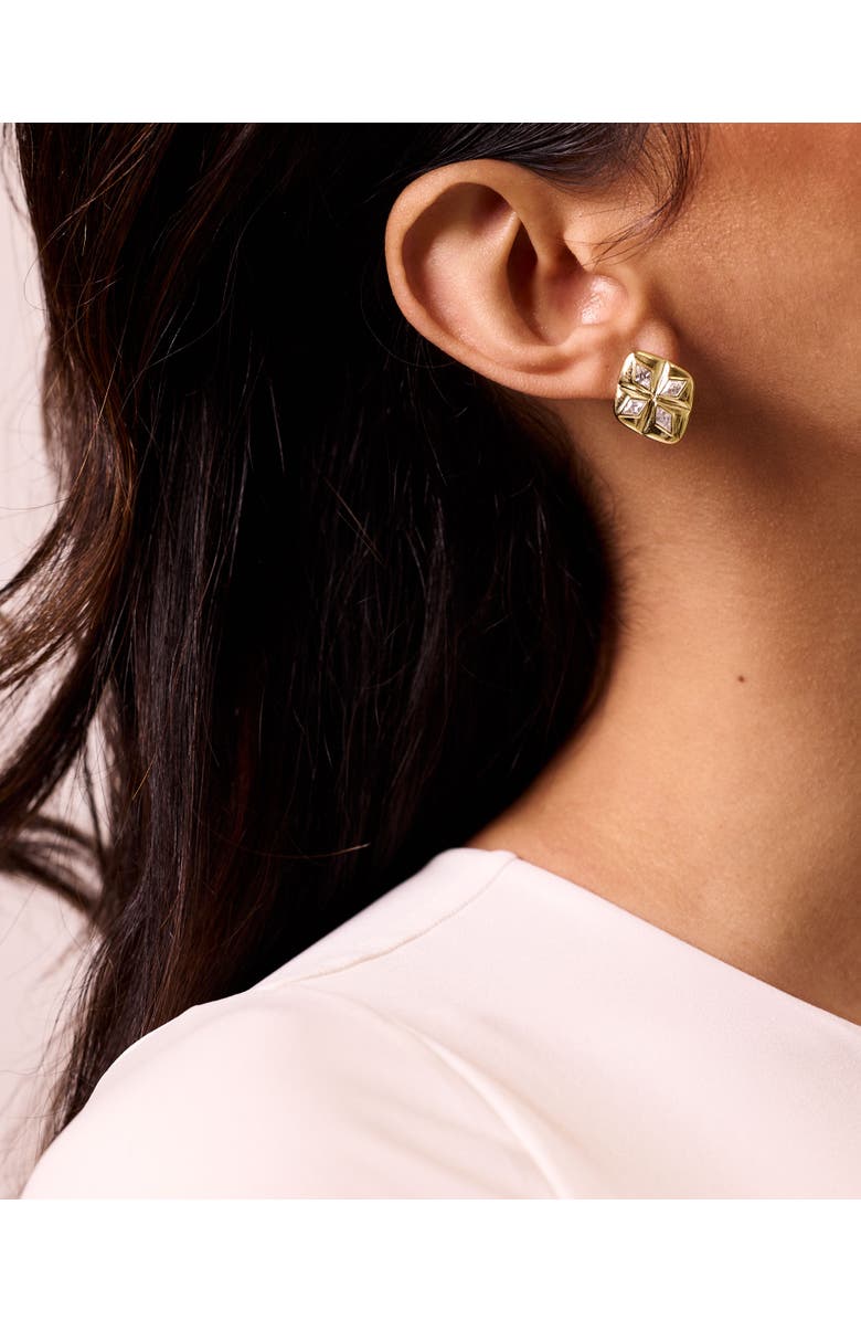 Electric Picks Vaughn Earrings, Alternate, color, Gold