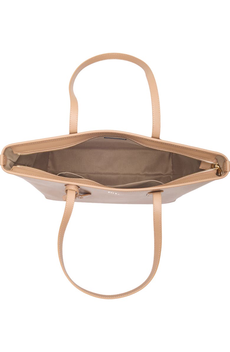 Furla Classic Zip Top Tote Bag, Alternate, color, Deserto