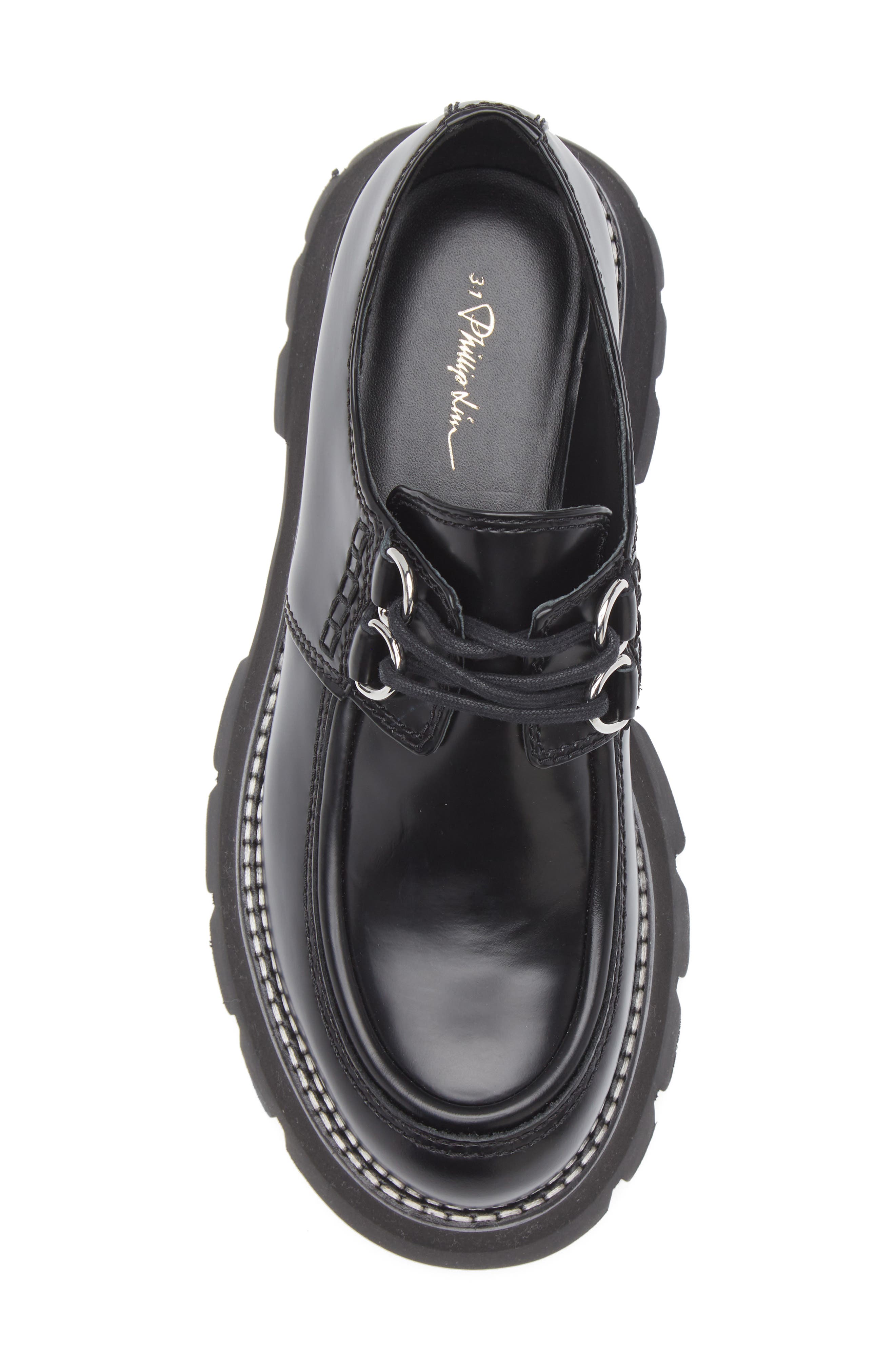 3.1 Phillip Lim Kate Lug Sole Derby, Alternate, color, 