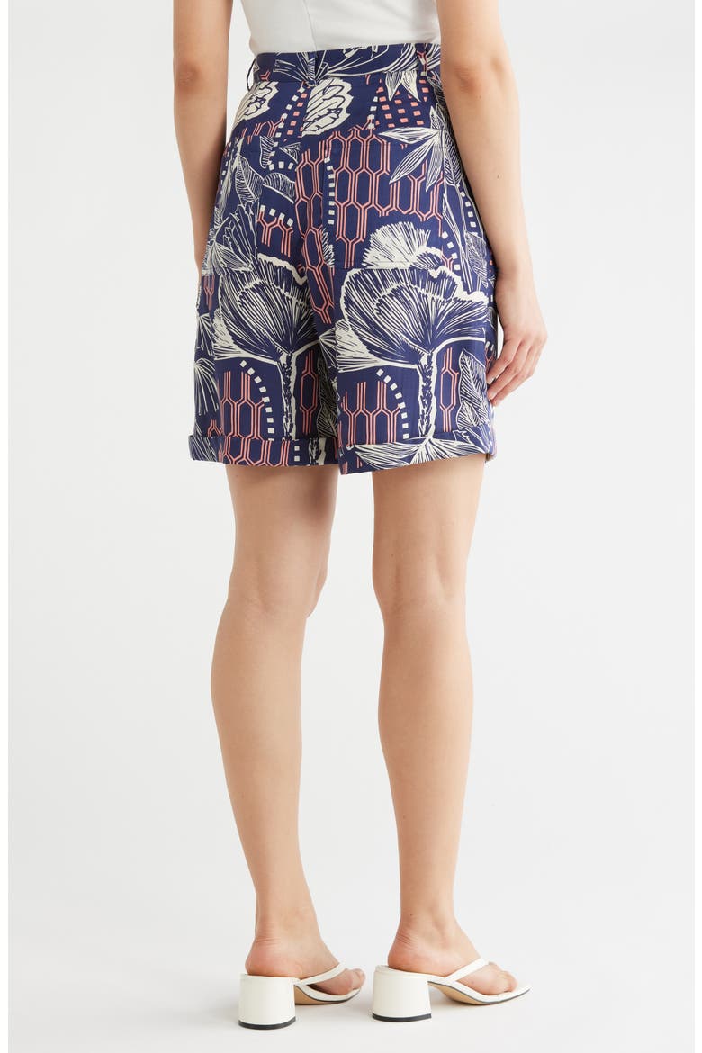 Oasis Nia Short, Alternate, color, NAVY