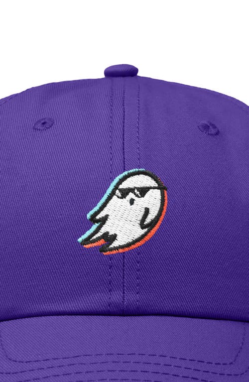 Dalix Ghost Life Embroidered Casual Cap In Purple
