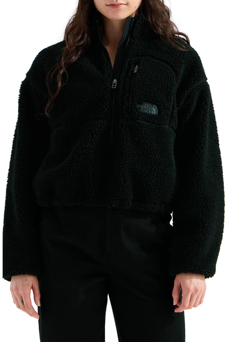Extreme Pile Quarter Zip Fleece Pullover, Main, color, TNF BLACK