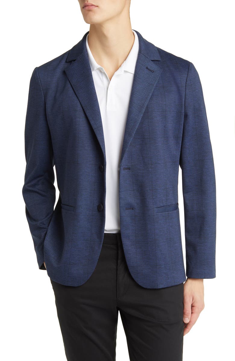Mizzen+Main Parker Plaid Stretch Sport Coat, Main, color, 