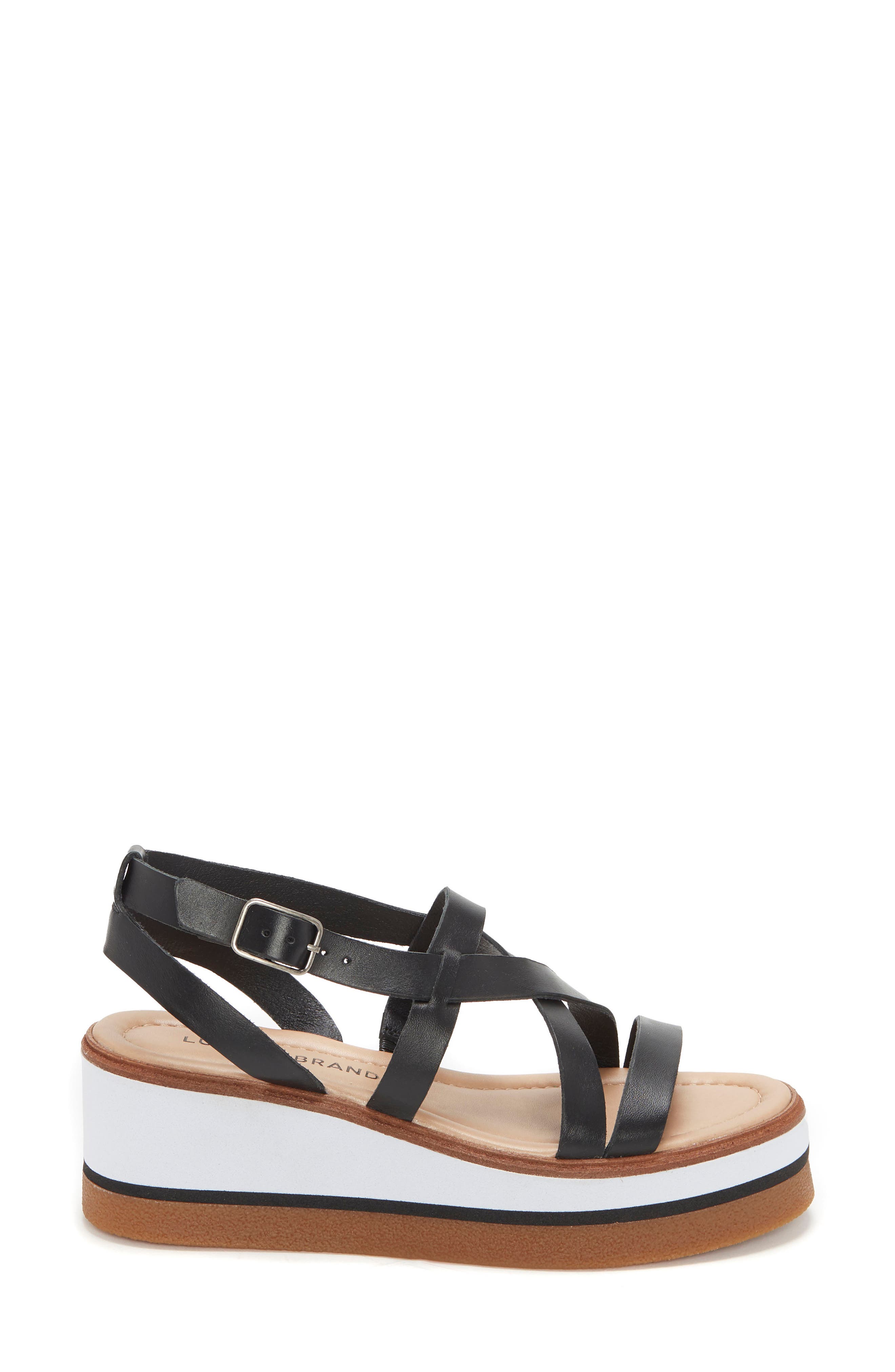 Lucky Brand Ticey Platform Wedge Sandal, Main, color, 