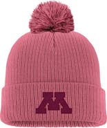 Nike Men's Nike Pink Minnesota Golden Gophers Tonal Peak Cuffed Knit Hat with Pom