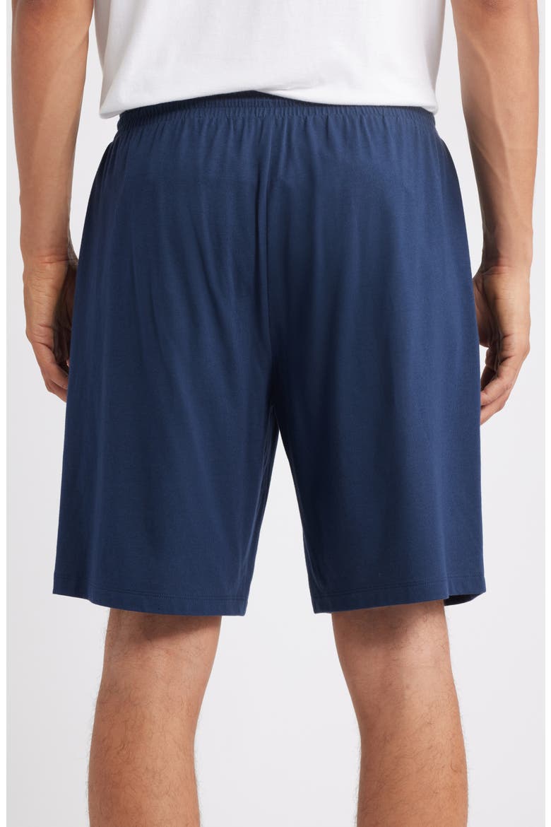 Cotton & Tencel® Modal Lounge Shorts, Alternate, color, NAVY STILL