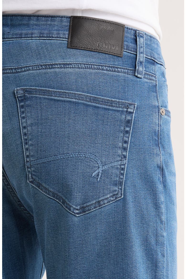 Zach Straight Leg Jeans, Alternate, color, MID BRUSHED SUPERMOVE
